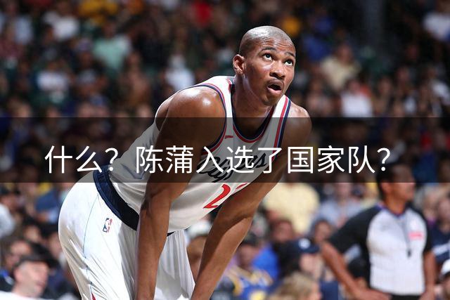 什么？陈蒲入选了国家队？